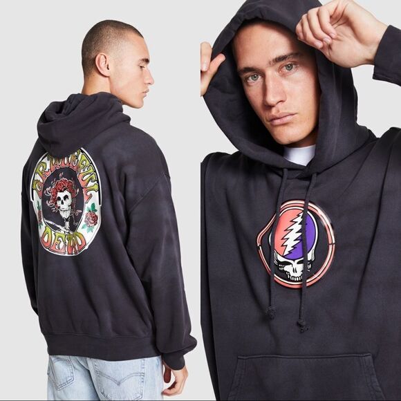 Levi's X Grateful Dead Fleece Hoodie - Phantom Size M - Picture 1 of 11